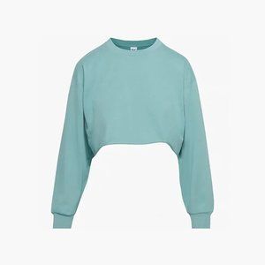 Aritzia Tna Laid Back Longsleeve Cropped crew-neck longsleeve New without tag